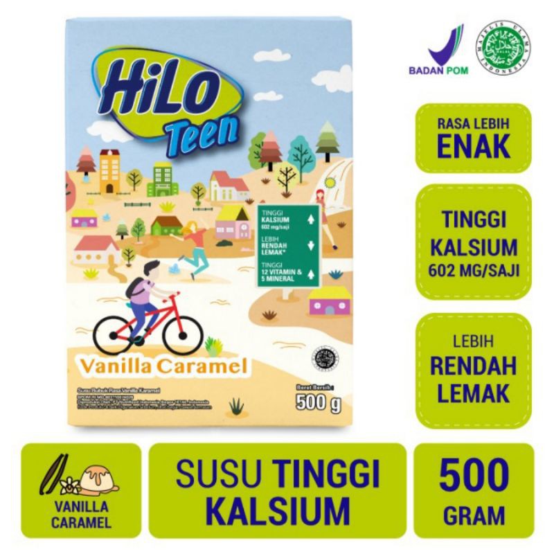 

HiLo Teen Vanila Caramel 500gr - Susu Tinggi Kalsium