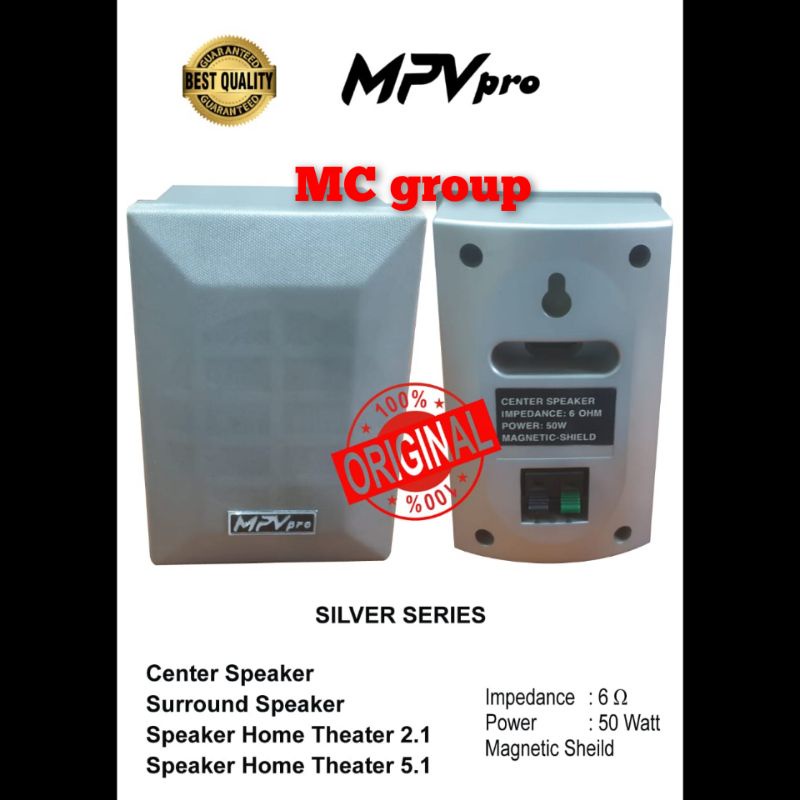 Speaker pasif MPV pro 3 inch buat surround home theater dan center