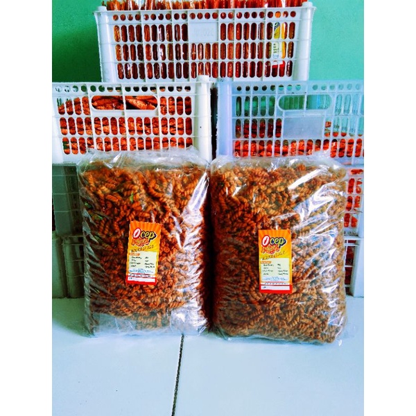 MAKARONI GANDUM SPIRAL KEMASAN 5KG / BISA MIX 2 RASA