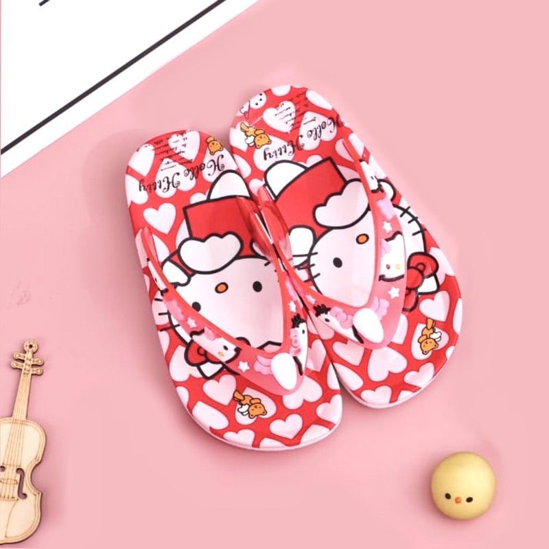 Sandal Anak Perempuan Hello Kitty Sandal Karet Import Anak Perempuan