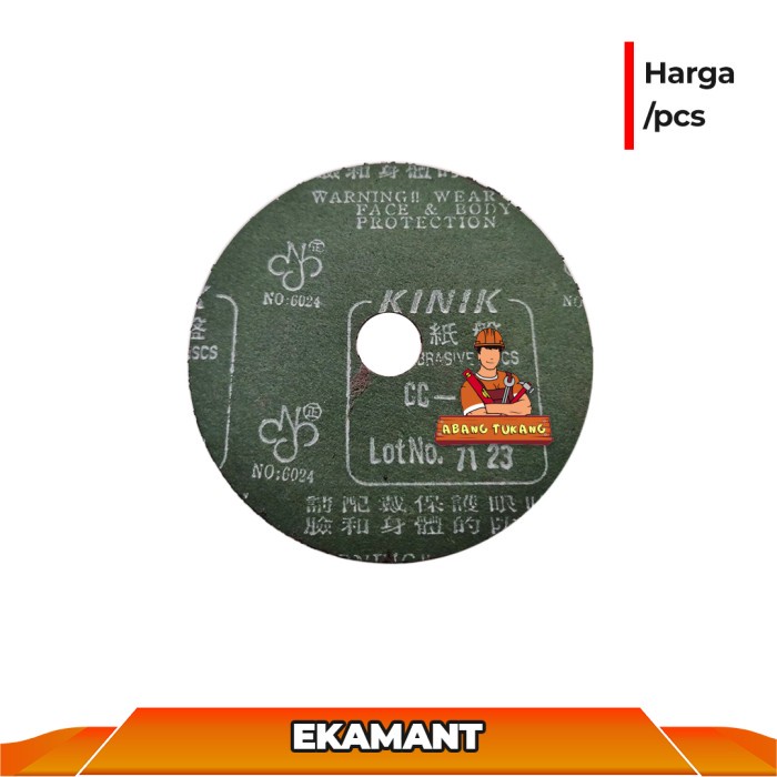 Fiber Fibre Disc 4" Kinik Amplas Grit CC 16 CC16 ISI 50PCS