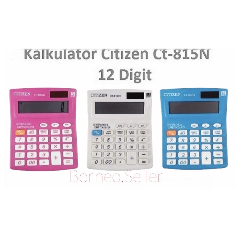 

Kalkulator CT-815N Electronic Calculator CT 815N - Kalkulator 12 Digit