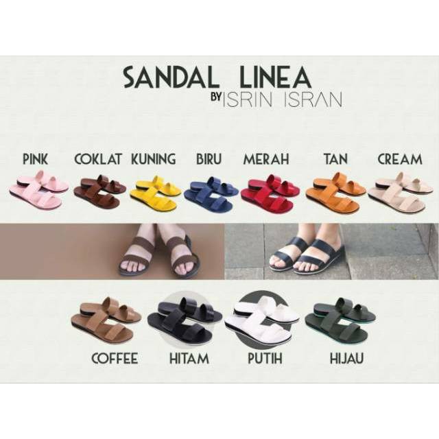 Sandal Selop Wanita - LINEA by ISRIN ISRAN ORIGINAL-2