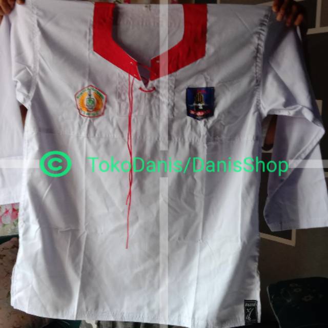 Baju Silat Merpati Putih bahan american drill.