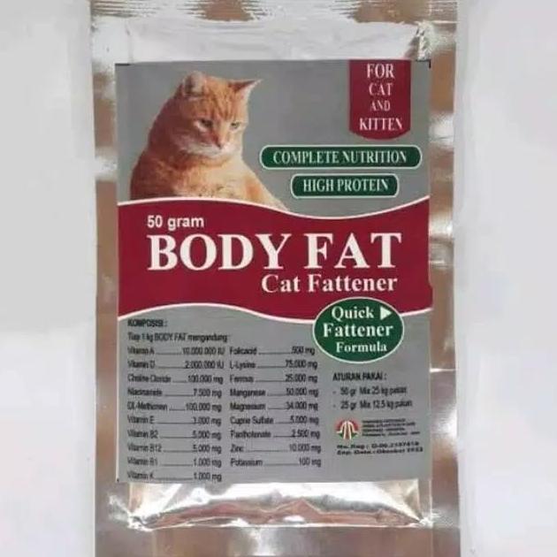 body fat kucing penggemuk kucing sehats5 Ayo Beli