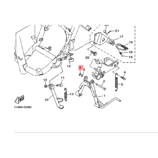 CIRCLIP CLIP KLIP KLIPAN  KANCING AS STANDAR 2 DUA TENGAH XEON KARBU RC GT AEROX 125 - MIO LAMA SPORTY SMILE SOUL FINO ORIGINAL YGP 99001-08600