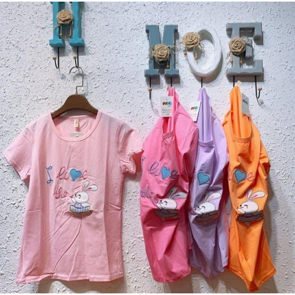 Kaos Anak Perempuan Import ukuran 1 tahun - 5 tahun / Kaos Anak Perempuan Lengan Pendek Import / 100% import