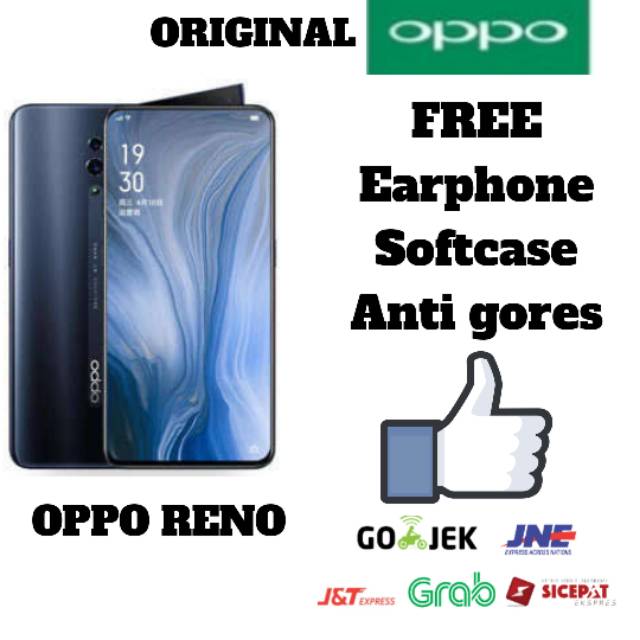 Oppo Reno 6/256 GB Green & Black Garansi Resmi Original
