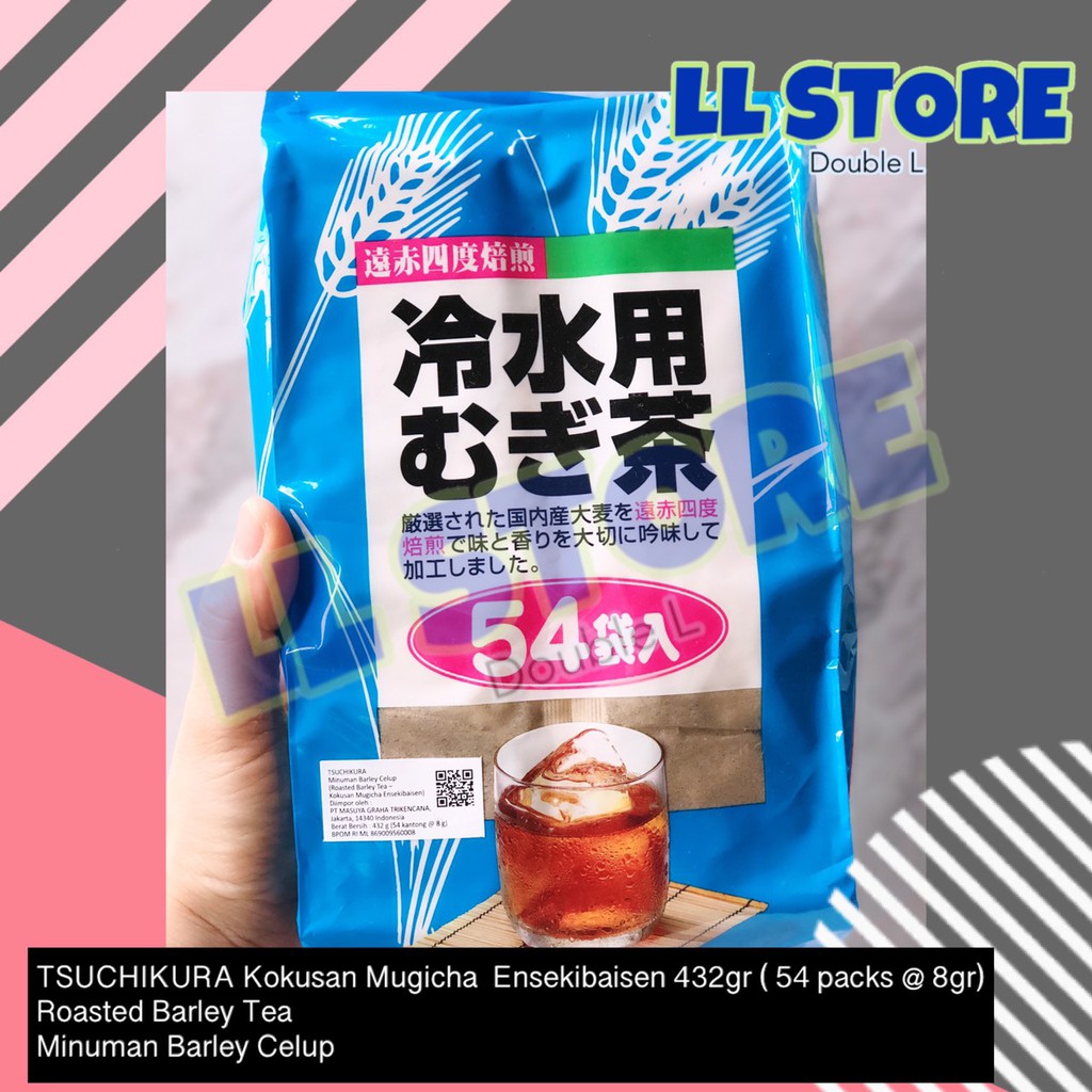 

TSUCHIKURA Kokusan Mugicha Ensekibaisen 432g Roasted Barley Tea Celup