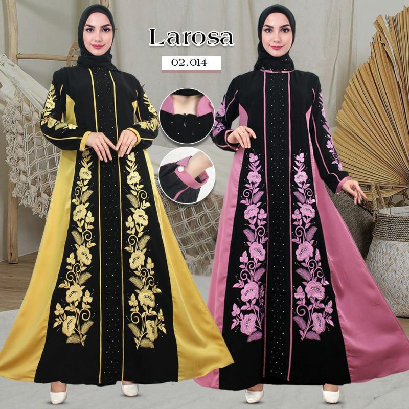 Gamis Abaya Larosa 02. 014 || Gamis Larosa