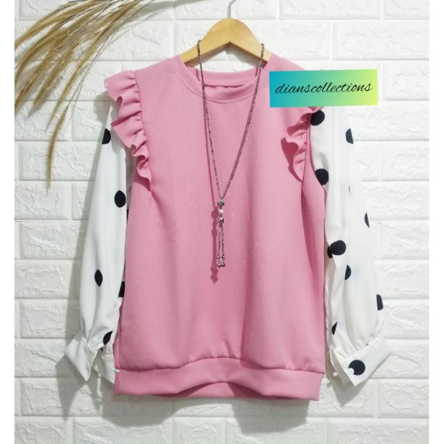 Blouse polkadot zara