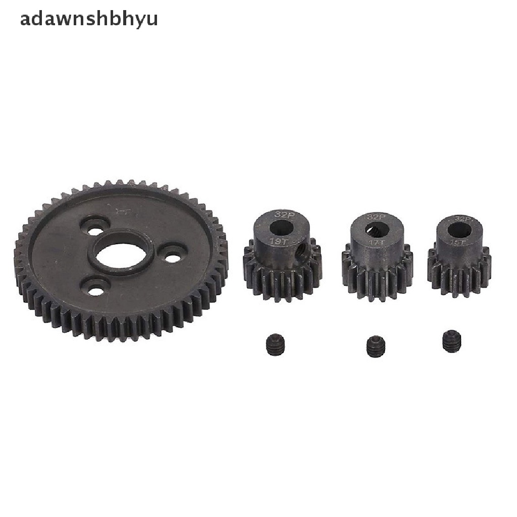 Adawnshbhyu Steel Metal Taji Gear 54T 15T 17T 19T Motor Gears Untuk Traxxas Slash 4x4 E-Revo