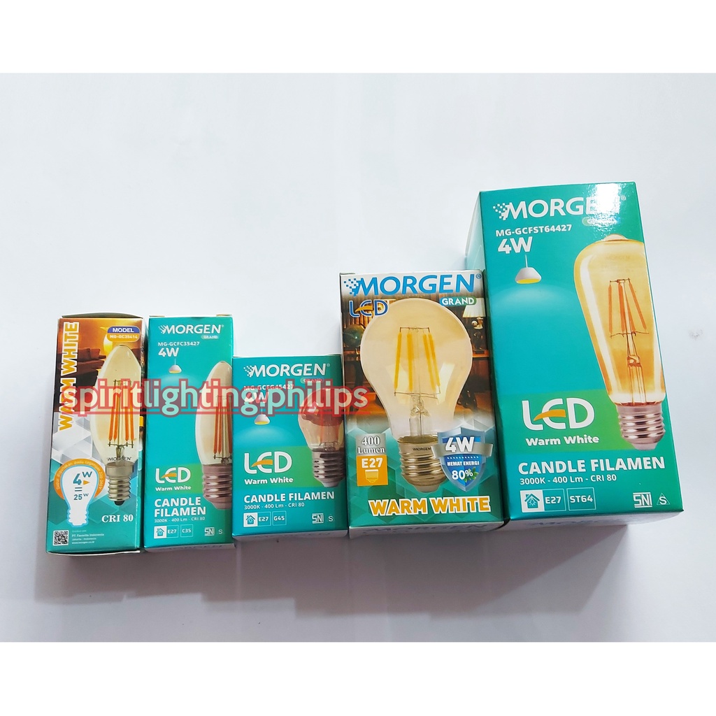 Morgen Lampu LED Filamen 4W