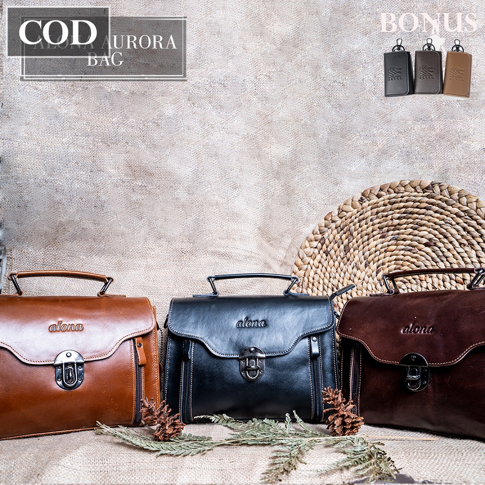 Tas Kulit Wanita Original Executive Alona Aurora Leather Bag Brand