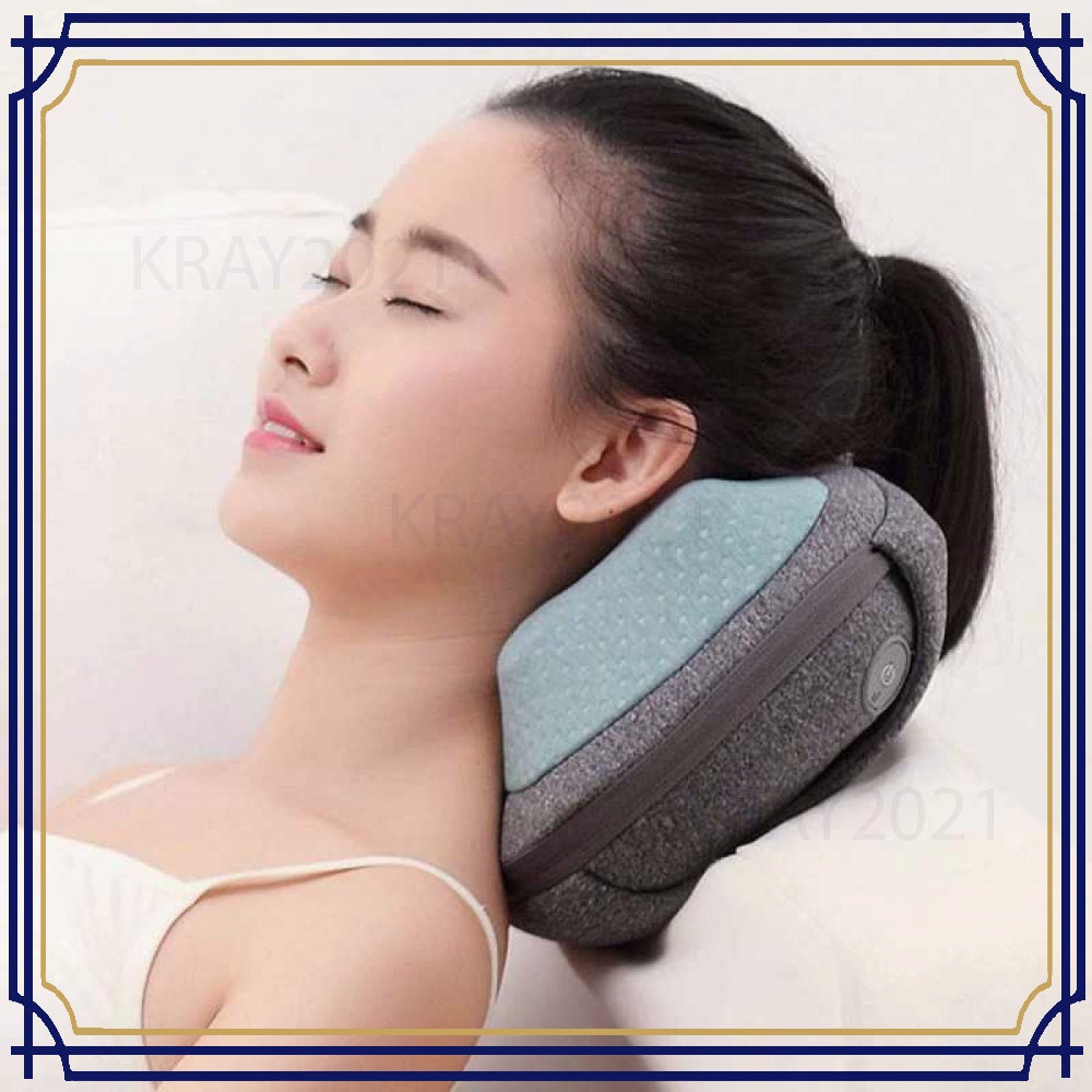 Bantal Pijat Leher 3D Neck Massage Kneading Heating HT231