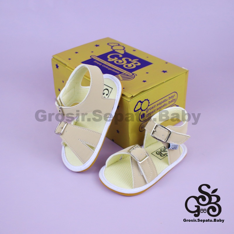 sepatu bayi sendal bayi sandal bayi laki laki perempuan prewalker bayi  umur 2 - 12 bulan model casual S03 polos ringan  fleksibel &amp; Anti Slip