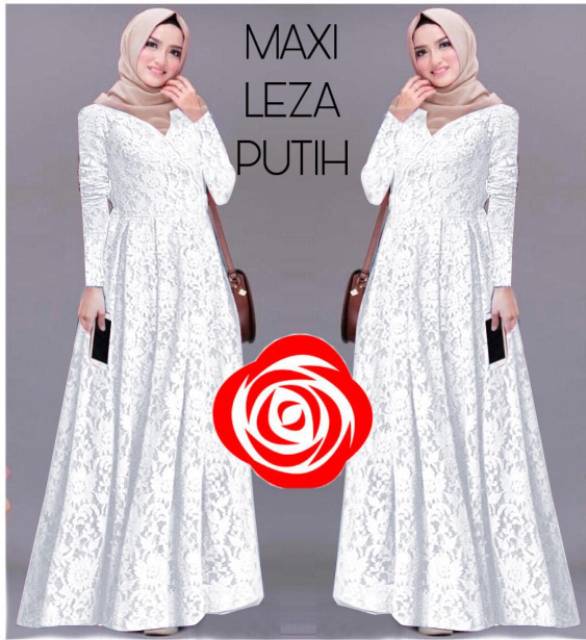 [ Maxi Brukat  Leza Full Tulang. Real pict ]