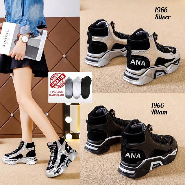 Sepatu wedges wanita impor korea  #1966