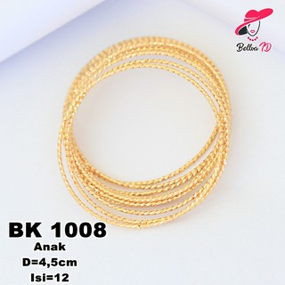  Gelang  Keroncong anak dewasa  isi 7Lapis Emas 18k 