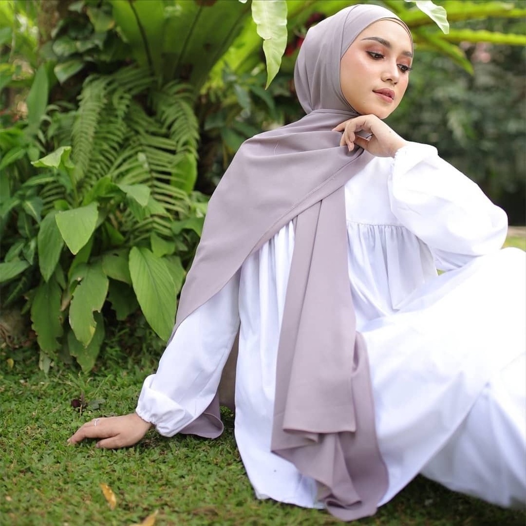 Jilbab Pashmina Panjang 200 x 75 Diamond /  Pashmina Sabyan 2 Meter Panjang Premium ukuran Jumbo / Pahmina Sabyan Premium-3