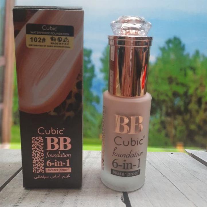 Produk spesial CUBIC BB FOUNDATION 6IN1 WATERPROOF 489KGB
