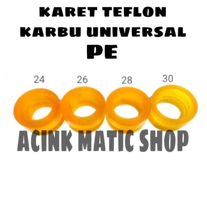 KARET TEFLON INTAKE MANIPOL MANIFOLD PE PWK 24 26 28 30 32 33 34 PNP MANIPOL BEBEK GL