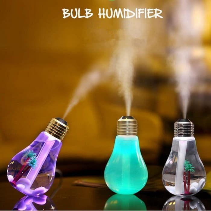 Bulb Humidifier Model Lampu Hiasan dan Pelembab Ruangan Aromaterapi