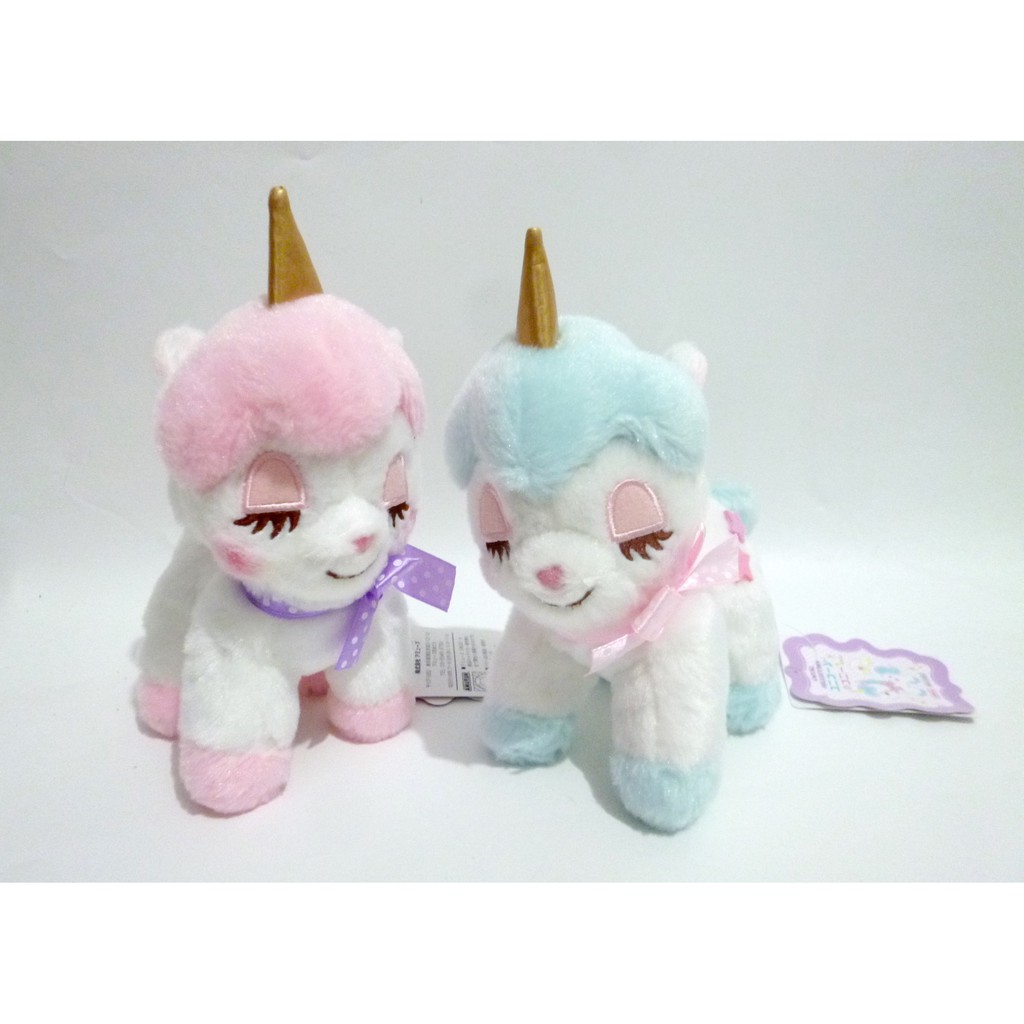 Boneka Unicorn No Cony Medium Plush Blue Pink Amuse Original Jepang