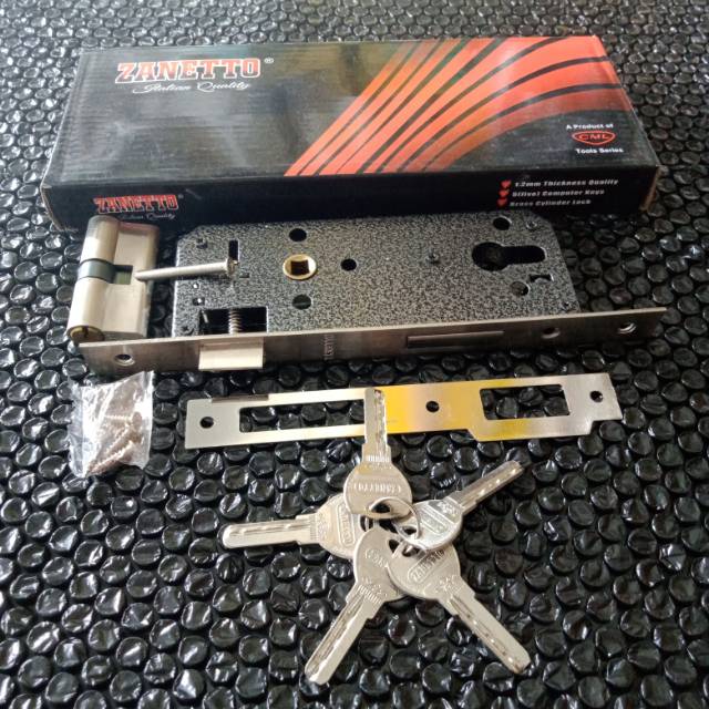 Body lidah kunci pintu rumah/ body kunci pintu / body kunci/ body tarikan pintu/ kunci pintu