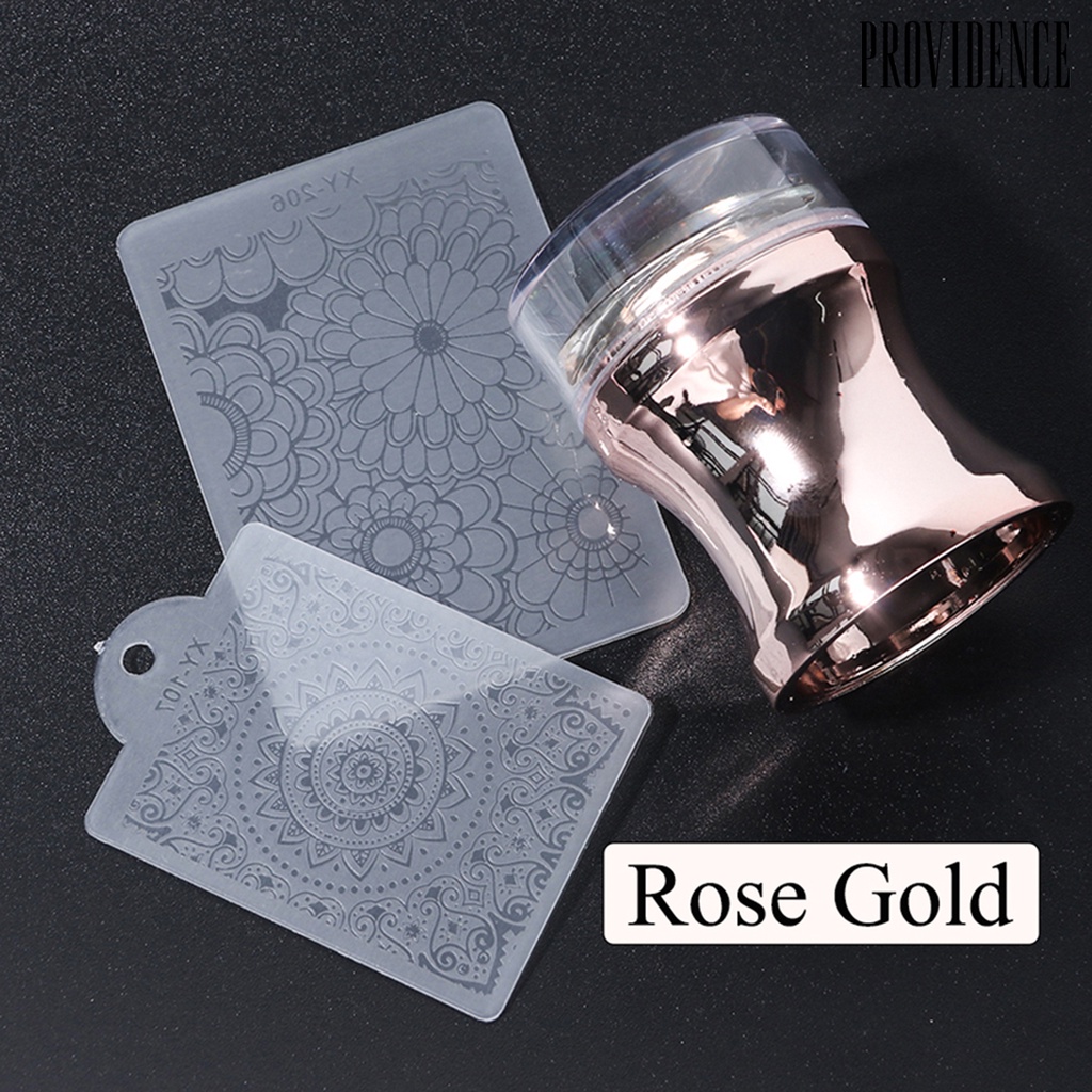 Providence 1 Set Nail Art Stamper Professional Different Patterns High Quality ABS New Style Nail Stamping Plates for Home