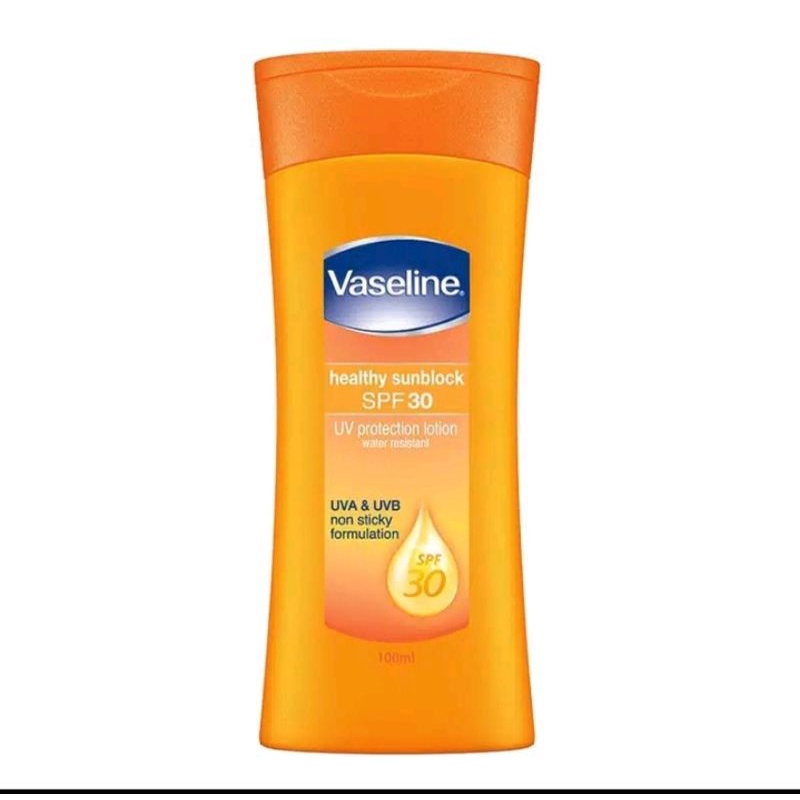 Vaseline Sunblock Spf 30 Ukuran 100ml.