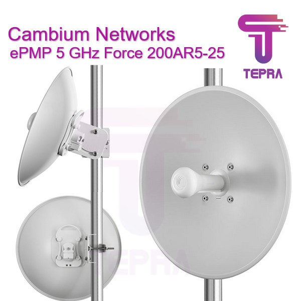 Cambium Networks ePMP 5GHz Force 200 AR5-25 High Gain Integrated Radio