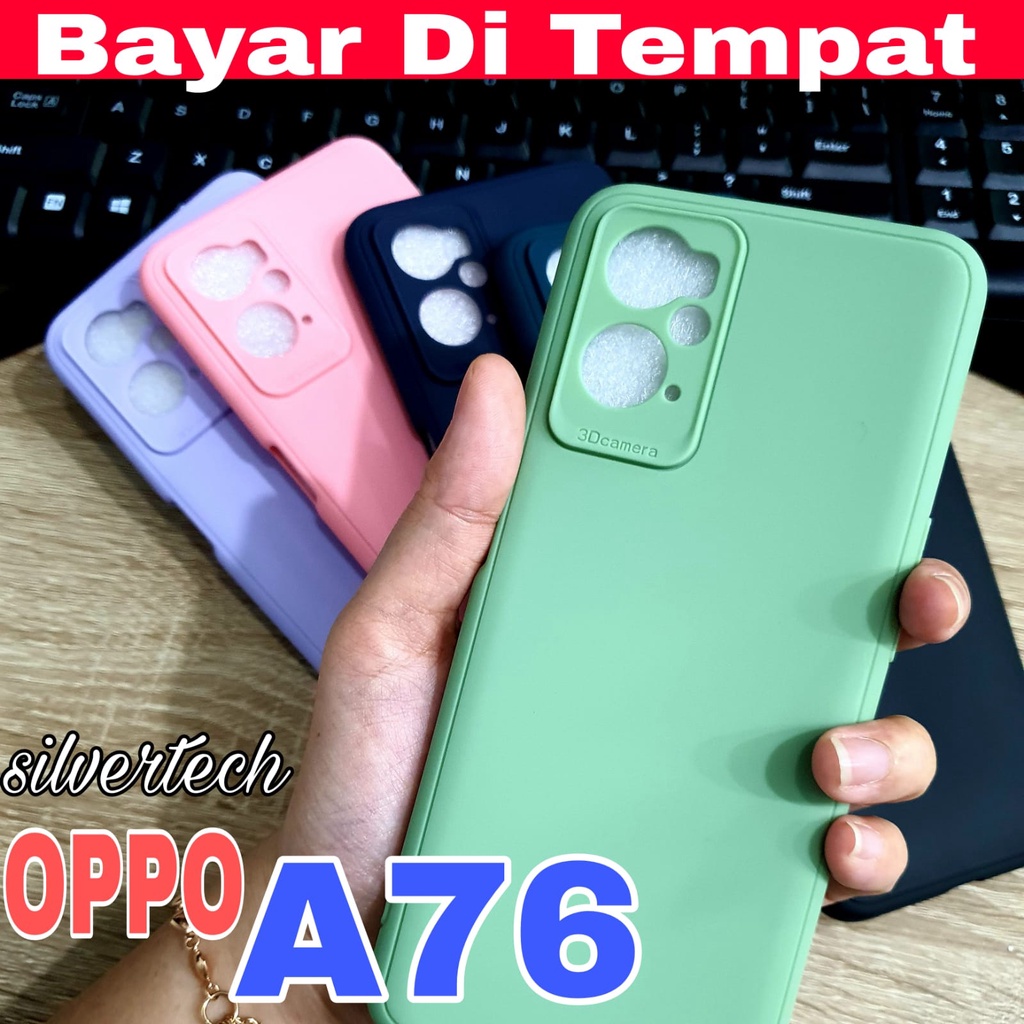 Silvertech Kesing OPPO A76 RENO 7 4G 5G RENO 7z 5G  Softcase silikon kesing dan Accesories OPPO A76 RENO 7 5G RENO 7z 5G