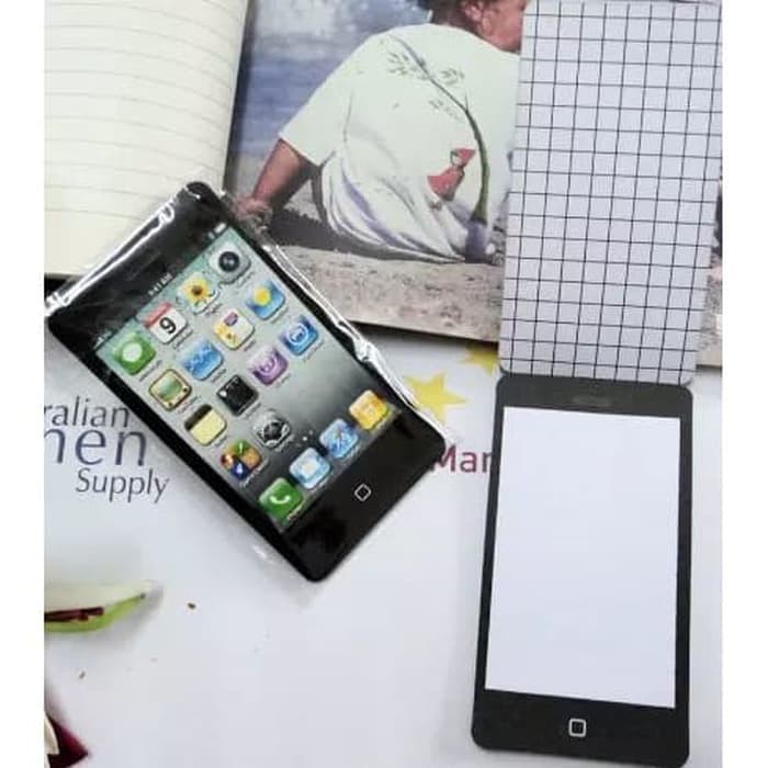 

Buku Catatan Memo Pad Bentuk Iphone Sticky Note imemo