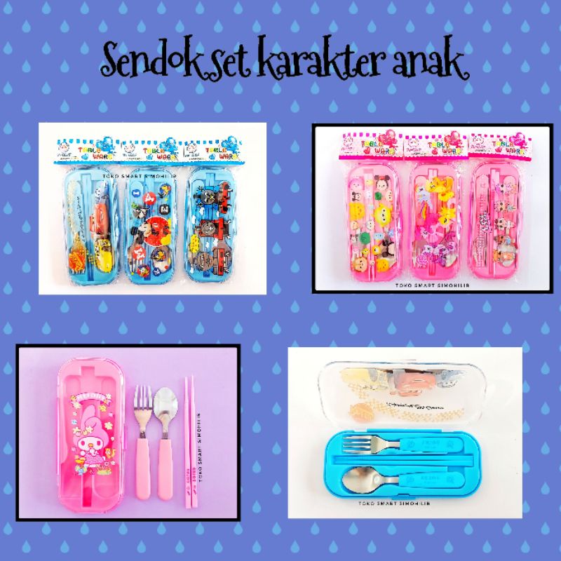 SENDOK SET ANAK KARAKTER