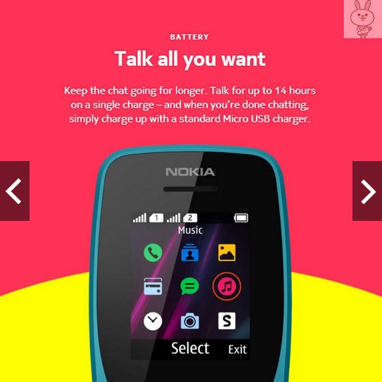 HP NOKIA 110 - DUALSIM - CAMERA - GARANSI RESMI