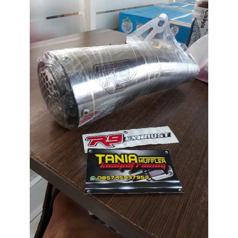 knalpot r9 GP original new cbr150 facelift fulsystem