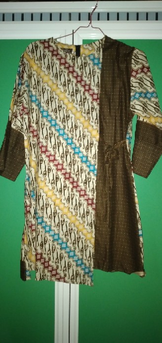 Dress Batik Tunik Ziggy Parang M, L, Xl, Xxxl