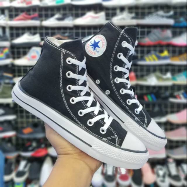 Converse classic high hitam