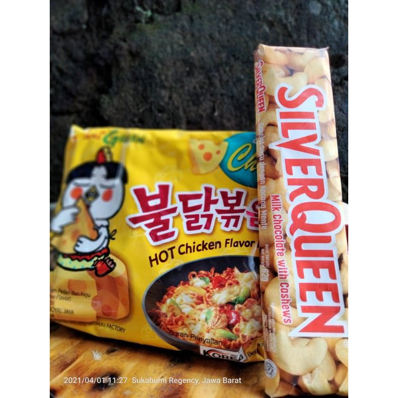

paket hemat samyang extra cheese & coklat silverquenn