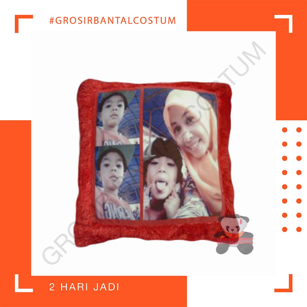 BANTAL FOTO UK 40 x 40 cm - Bantal Custom