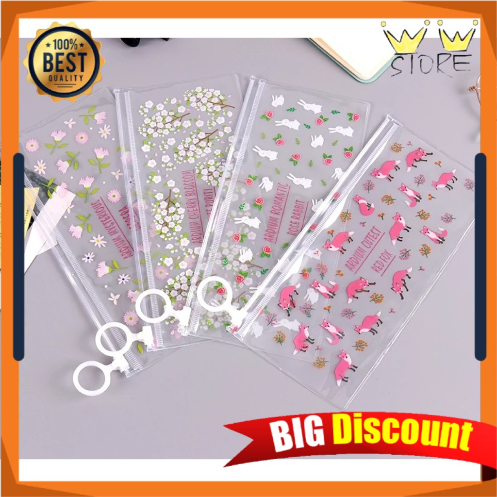 

D18 TEMPAT PENSIL ARDIUM KOTAK TAS PENYIMPANAN MAKE UP KOSMETIK PENSIL KOREA MURAH LUCU PENCIL CASE