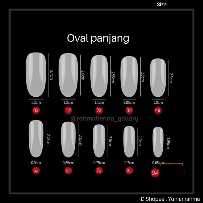 [ecer isi 10pcs] KUKU PALSU POLOS