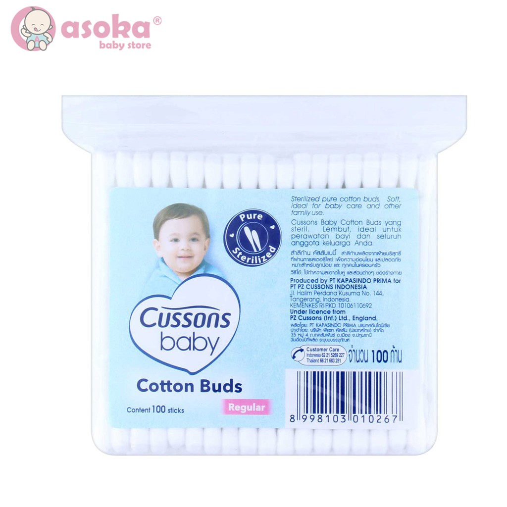 Cussons Baby Cutton Bud 100s &amp; 50s ASOKA