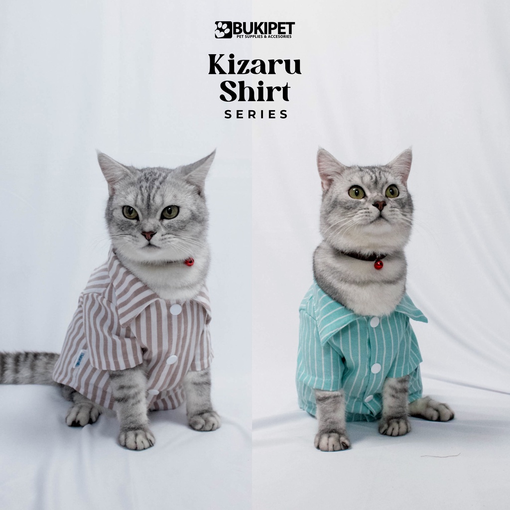 baju kucing anjing kelinci monyet lucu cowok cewek aksesoris hewan kecil - KIZARU SHIRT SERIES