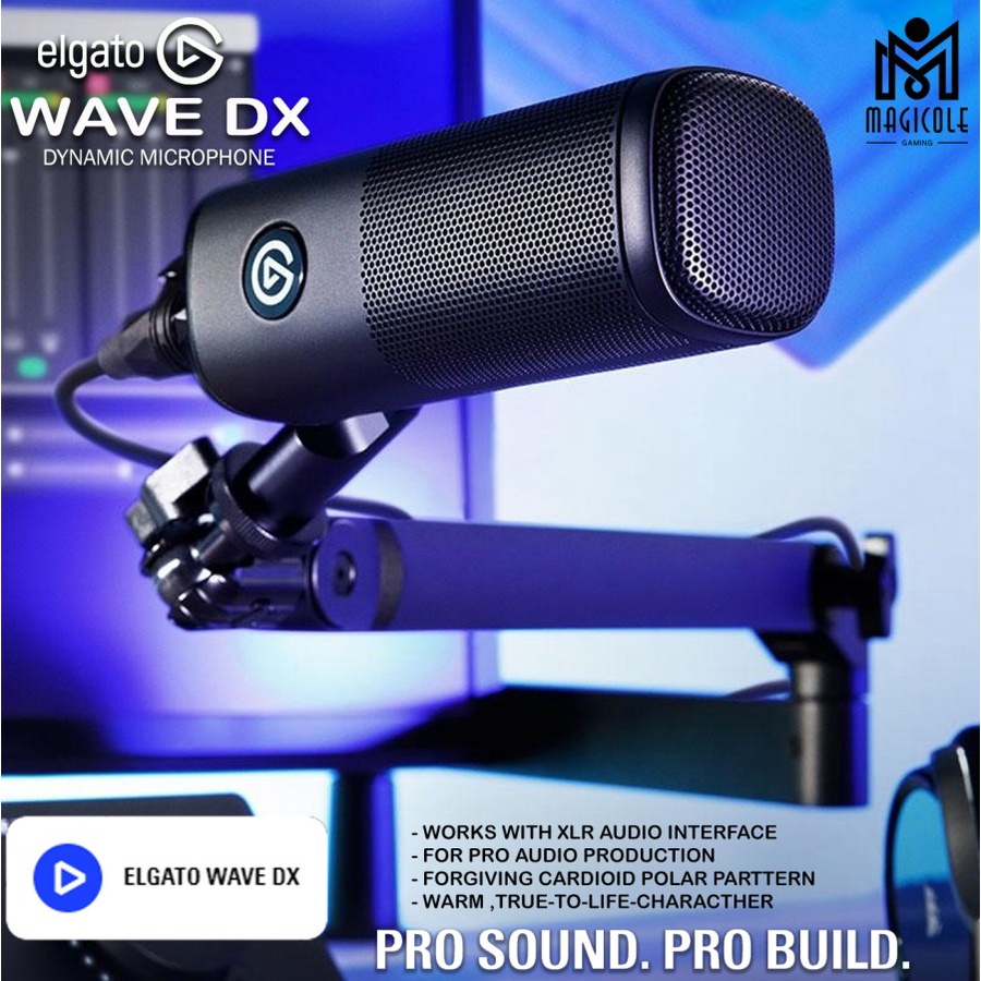 elgato WAVE DX Dynamic XLR Gaming / Streaming / Podcast Microphone