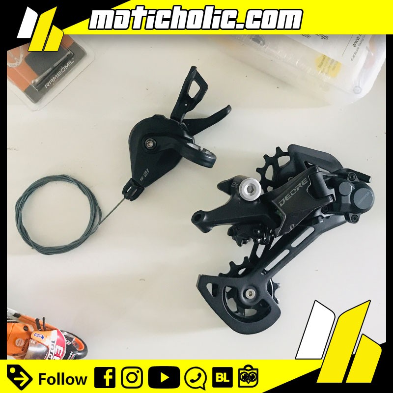 MINI GROUPSET SHIMANO DEORE M6100 RD + SHIFTER 12 SPEED