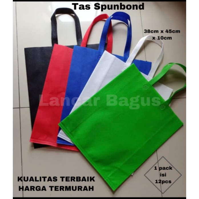 

Tas Spunbond Goodie Bag Non Woven 38x45x8cm