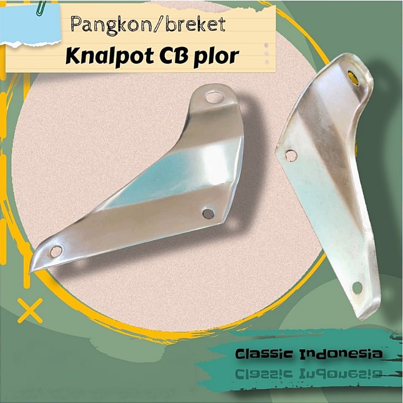 Pangkon dudukan knalpot cb 100 plor