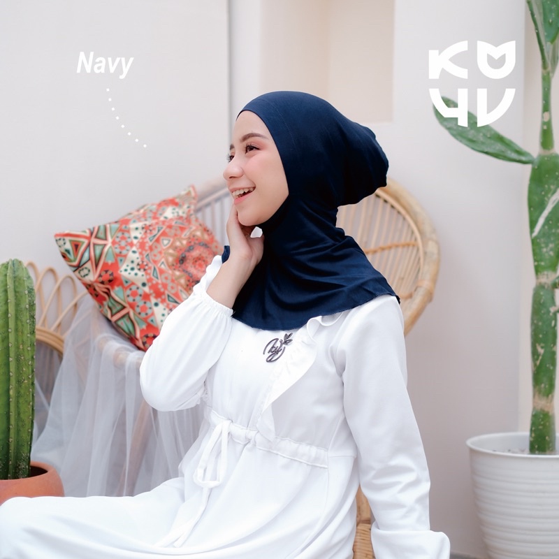 Koyu Hijab Iner Ninja Jersey Anti Gerah